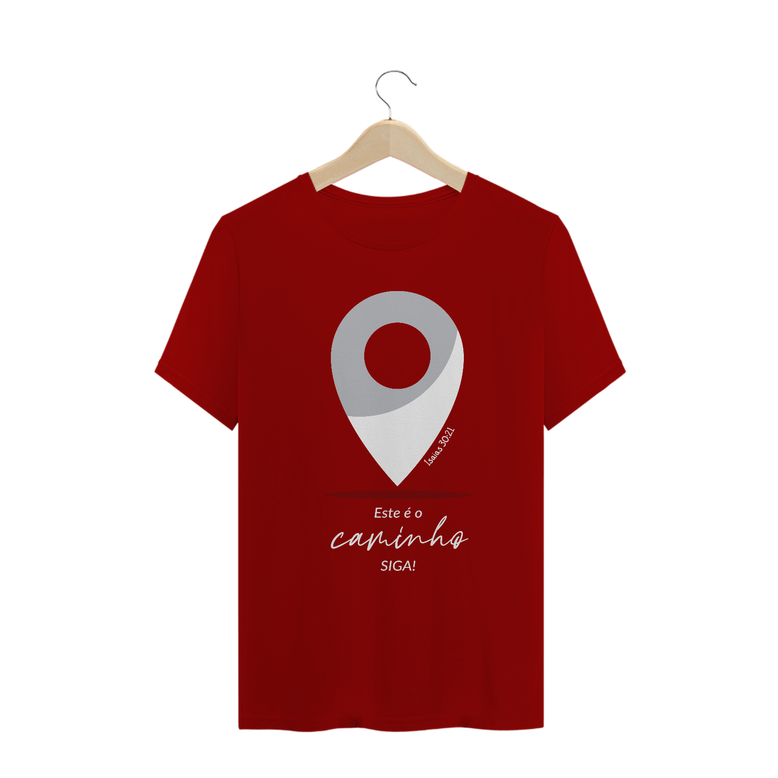 Nome do produto: T-SHIRT  MASCULINA - MALHA CLASSICA - SIGA (GREY/WHITE)