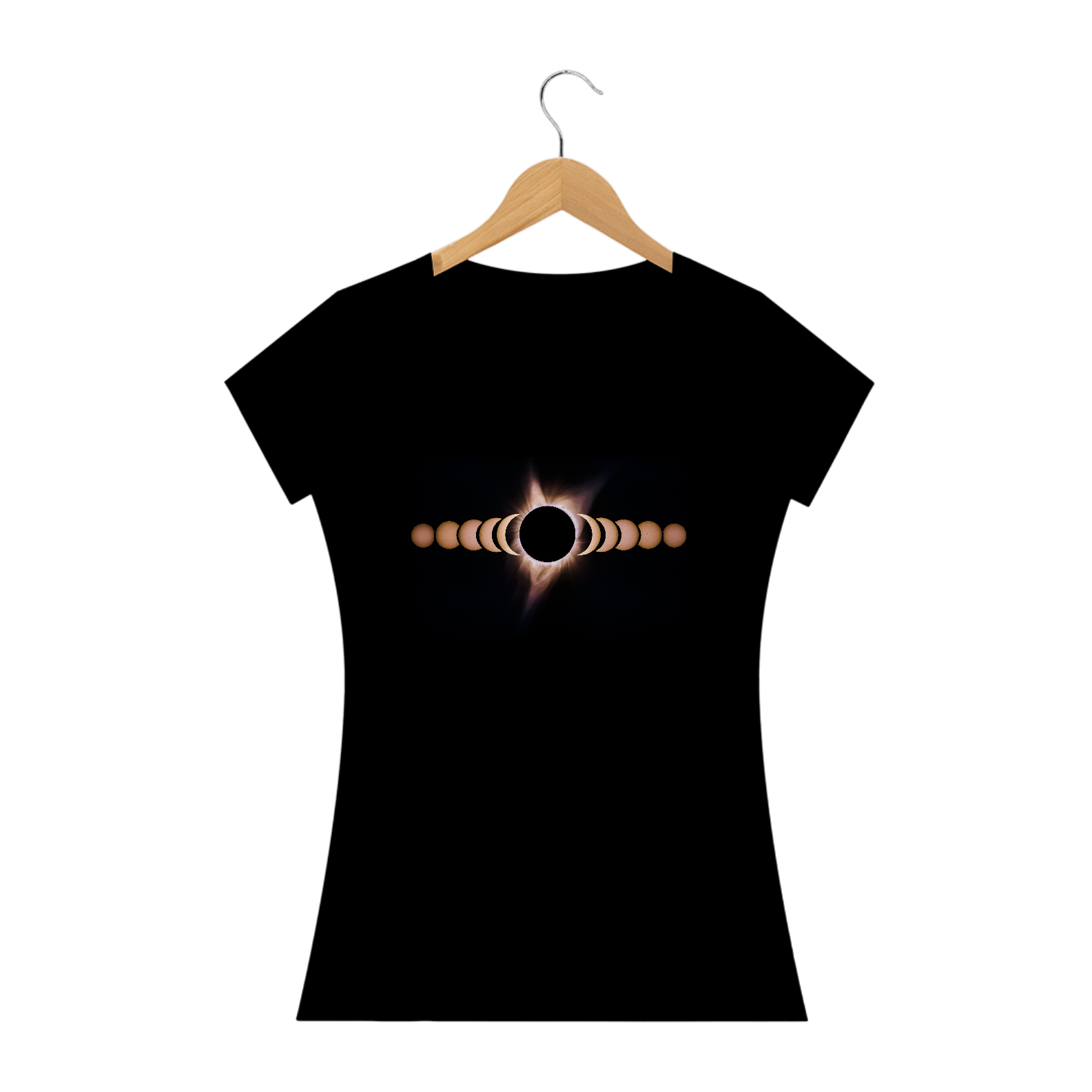 Nome do produto: Fases da Lua | Camiseta Baby Long