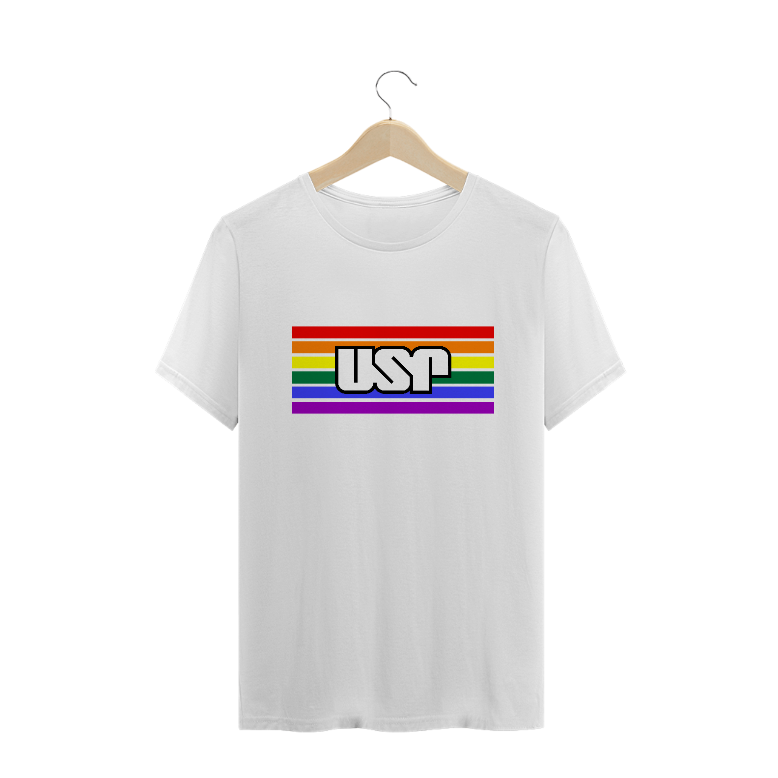 Nome do produto: Camiseta USP Pride White
