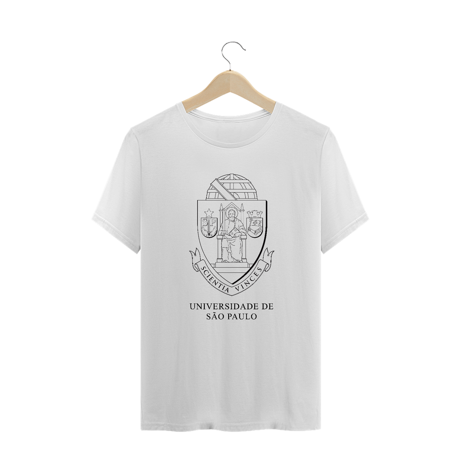 Nome do produto: Camiseta USP Tradicional White
