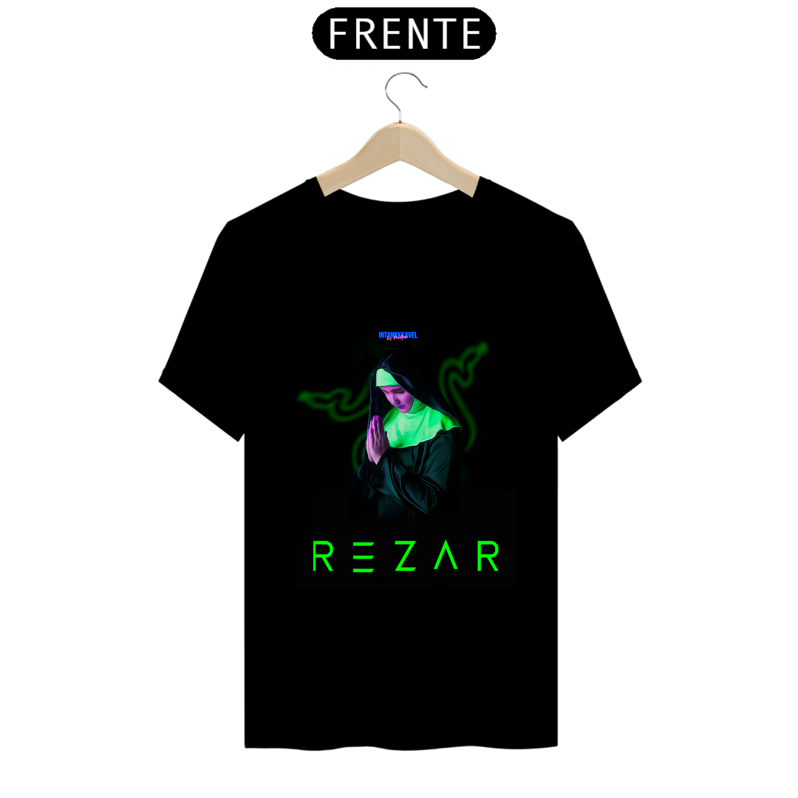 Nome do produto: Rezar - CAMISETA
