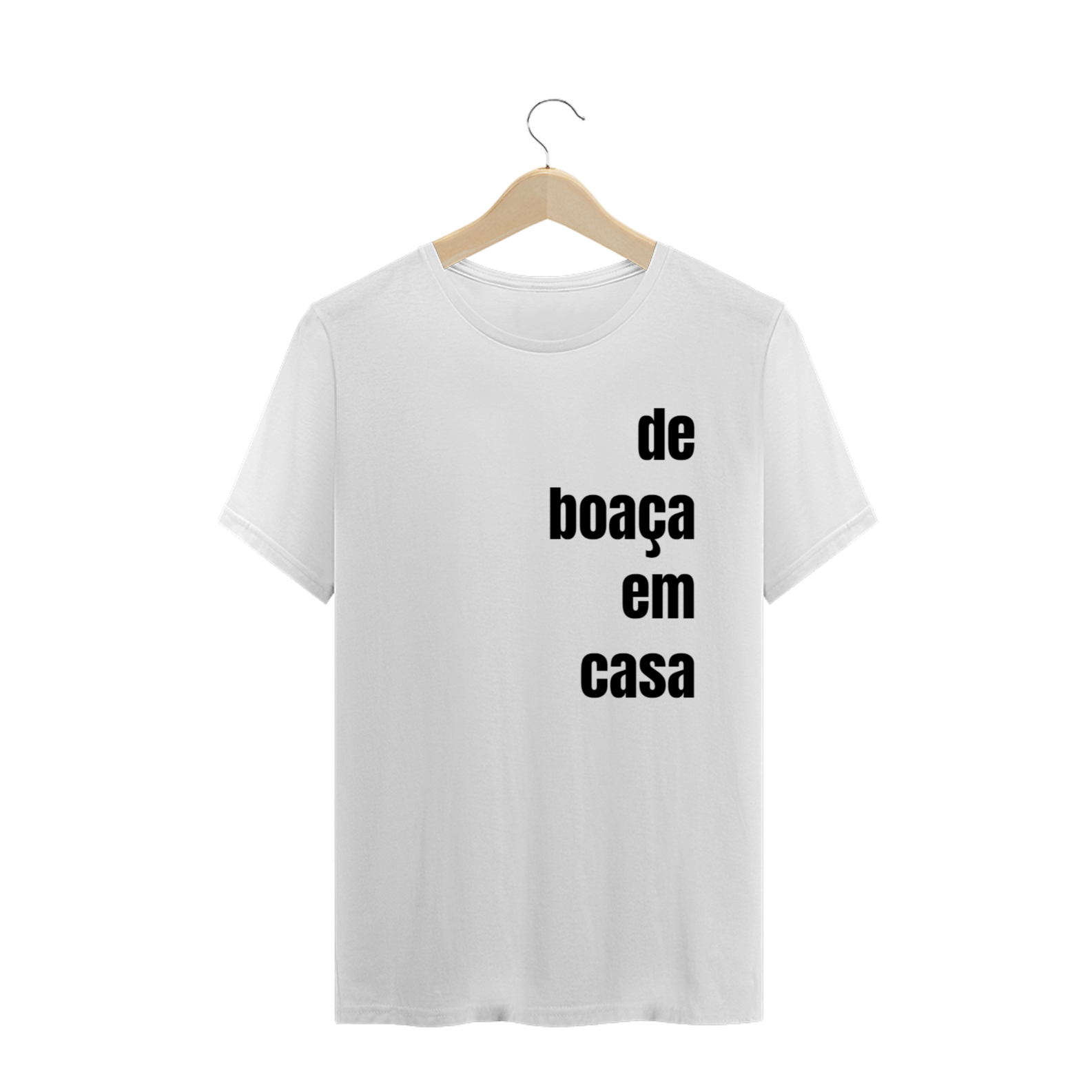 Nome do produto: CAMISA - DE BOAÇA EM CASA