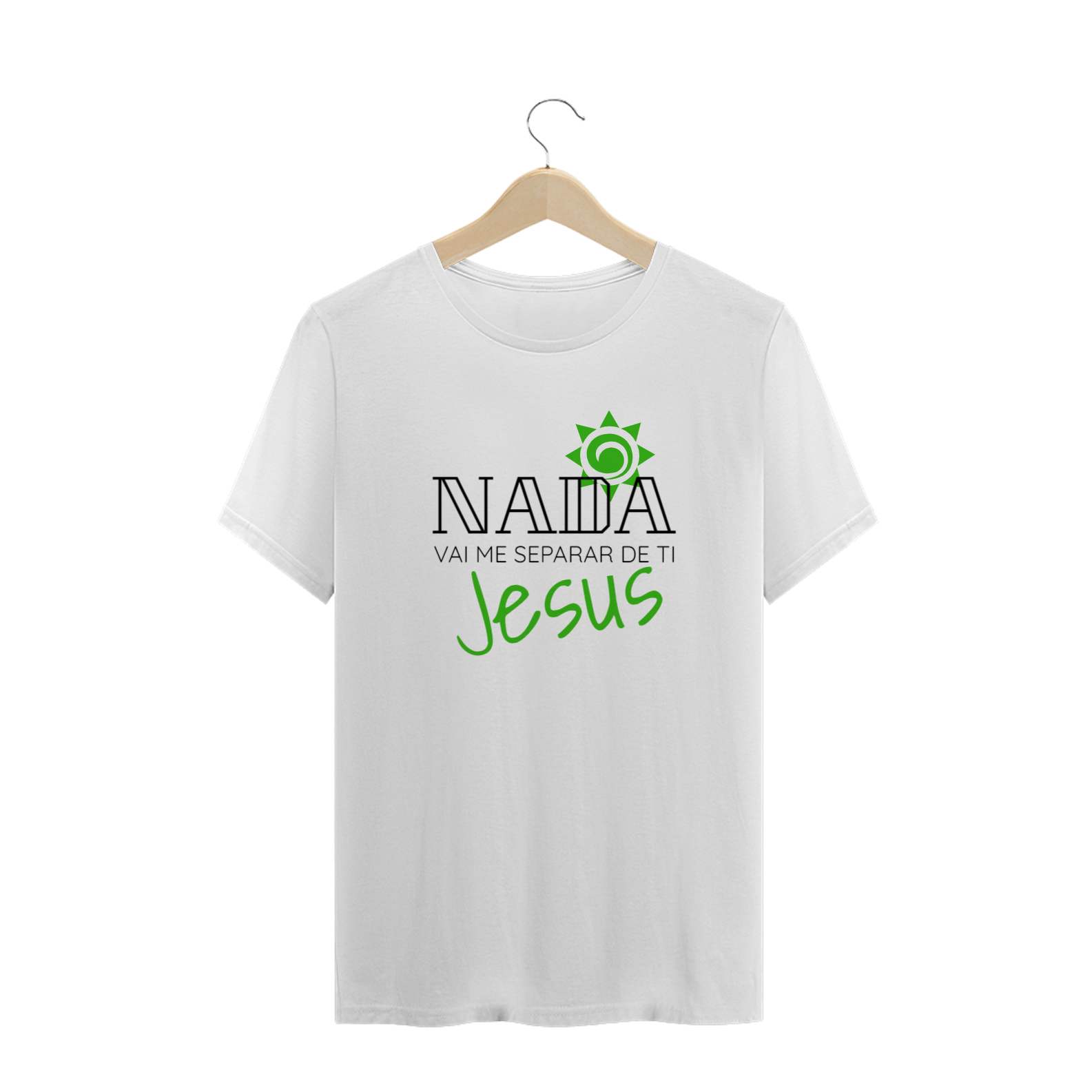 Nome do produto: CAMISA GOSPEL - NADA VAI ME SEPARA DE TI
