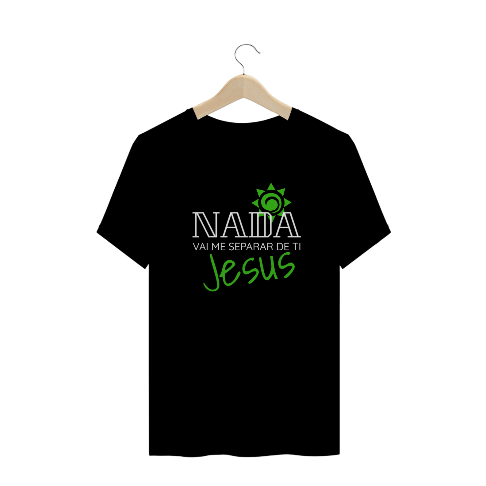 Nome do produto: CAMISA GOSPEL - NADA VAI ME SEPARA DE TI