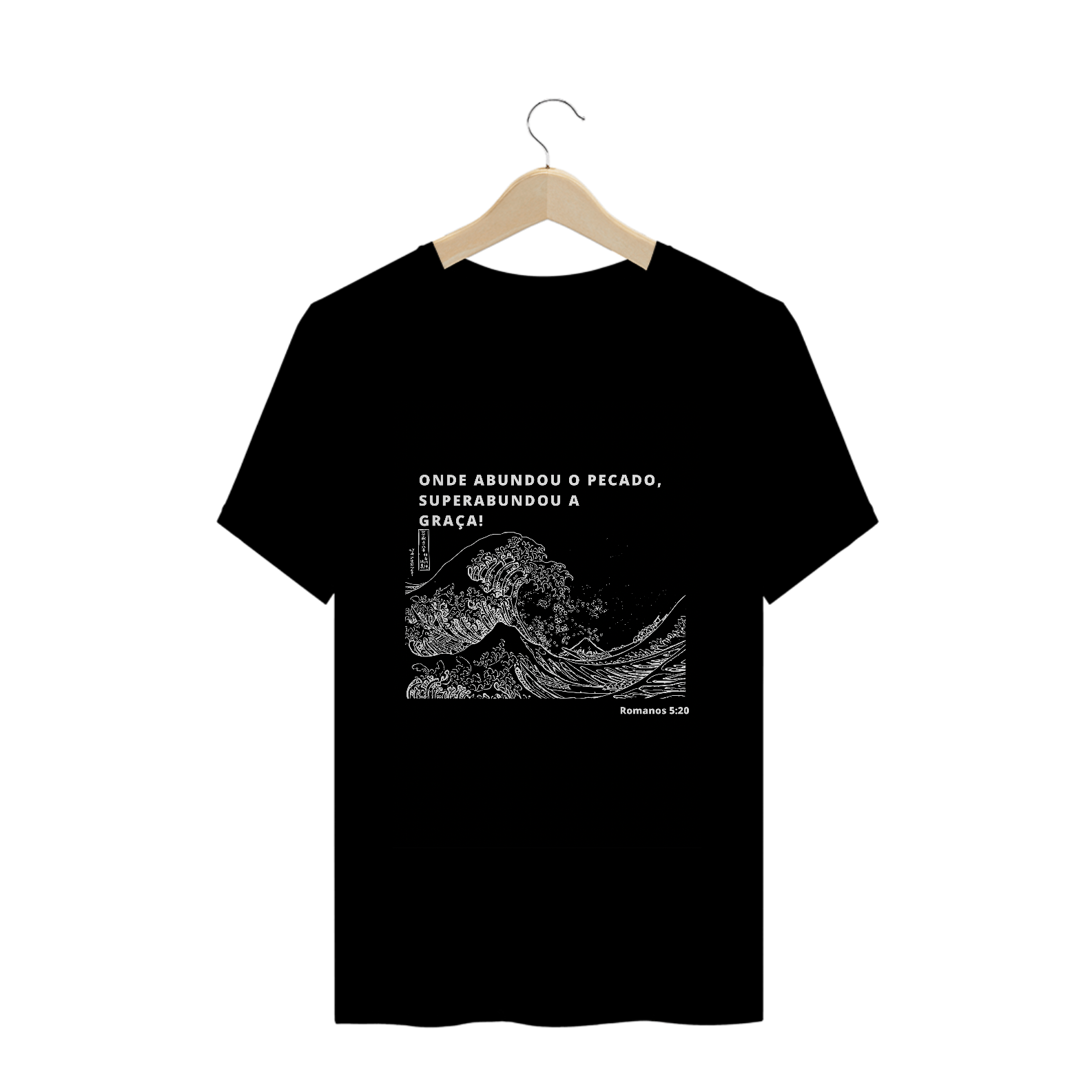 Nome do produto: Camisa Romanos 5:20