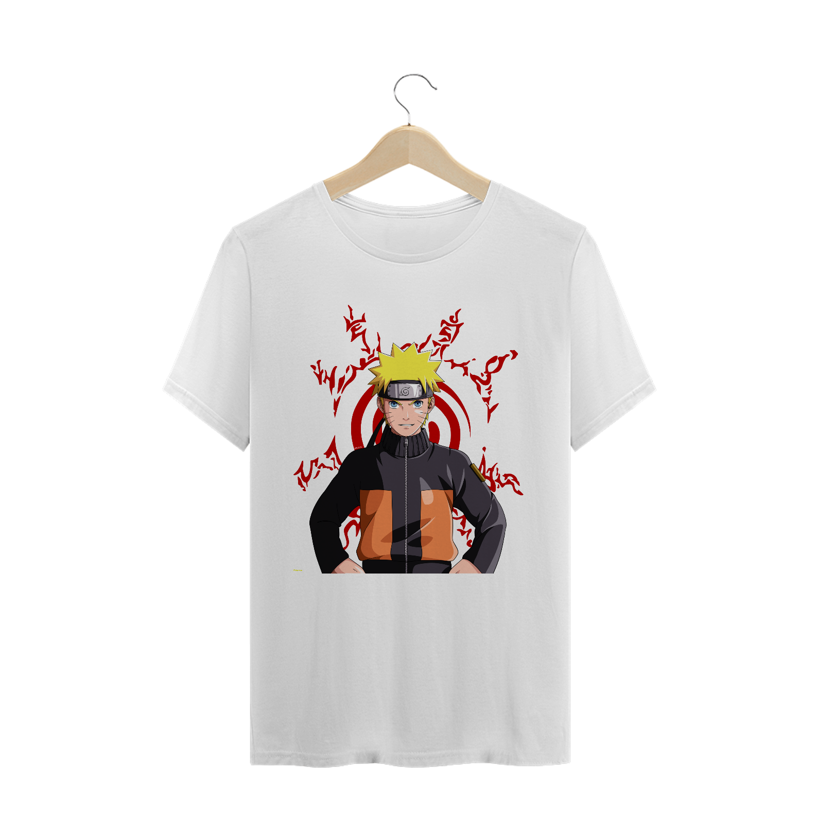 Nome do produto: CAMISETA NARUTO MARCA SELO DA MALDIÇÃO