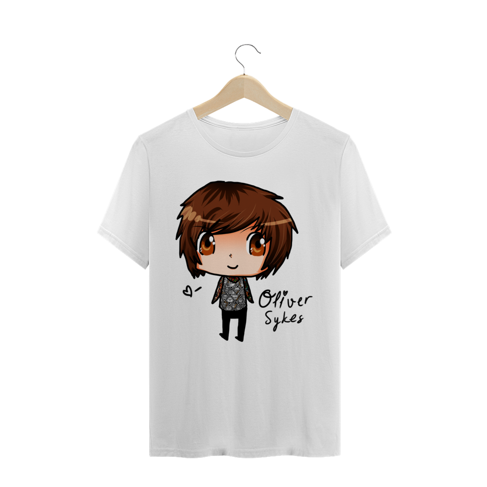 Nome do produto: CAMISETA BMTH OLIVER SYKES ANIME