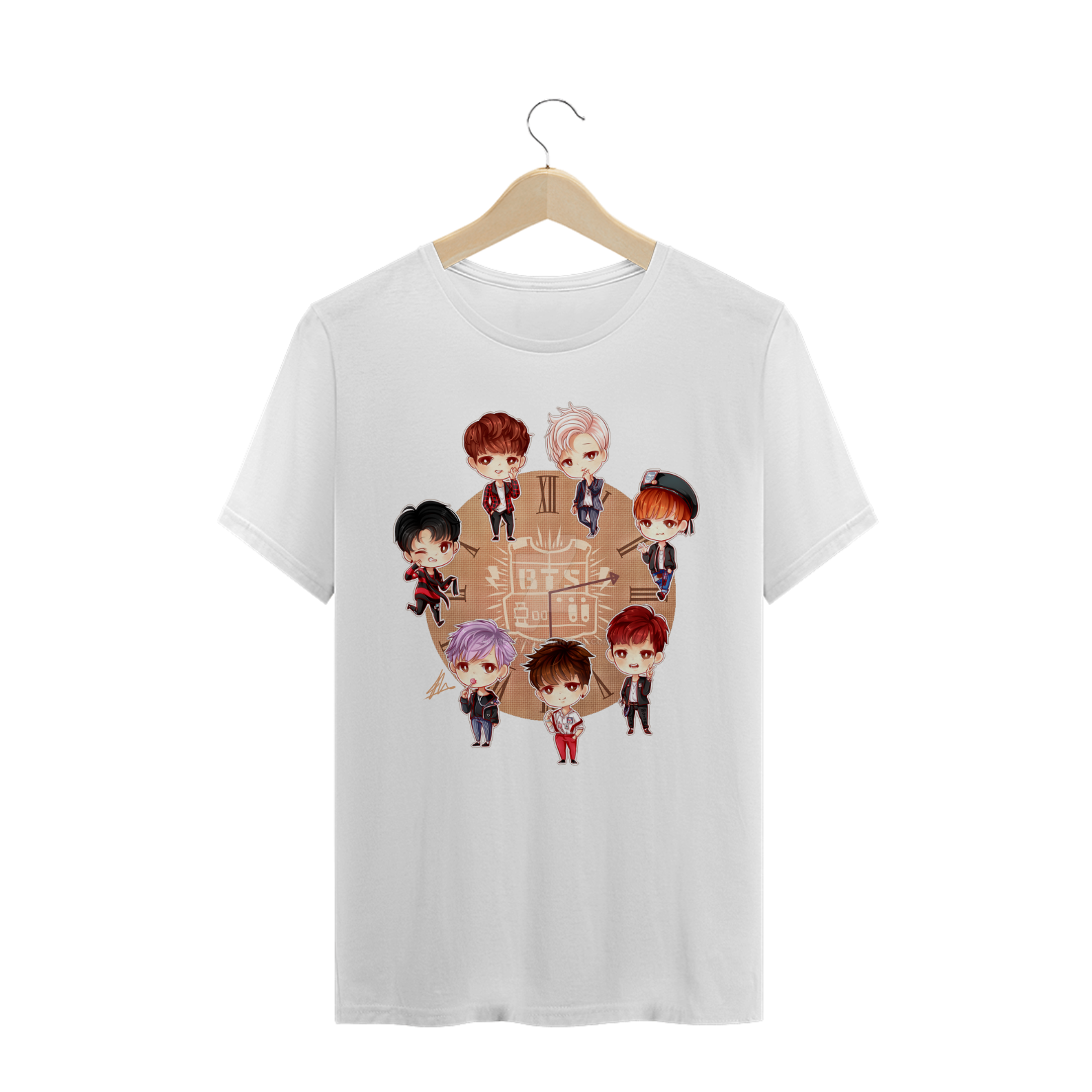 Nome do produto: CAMISETA BTS ANIME