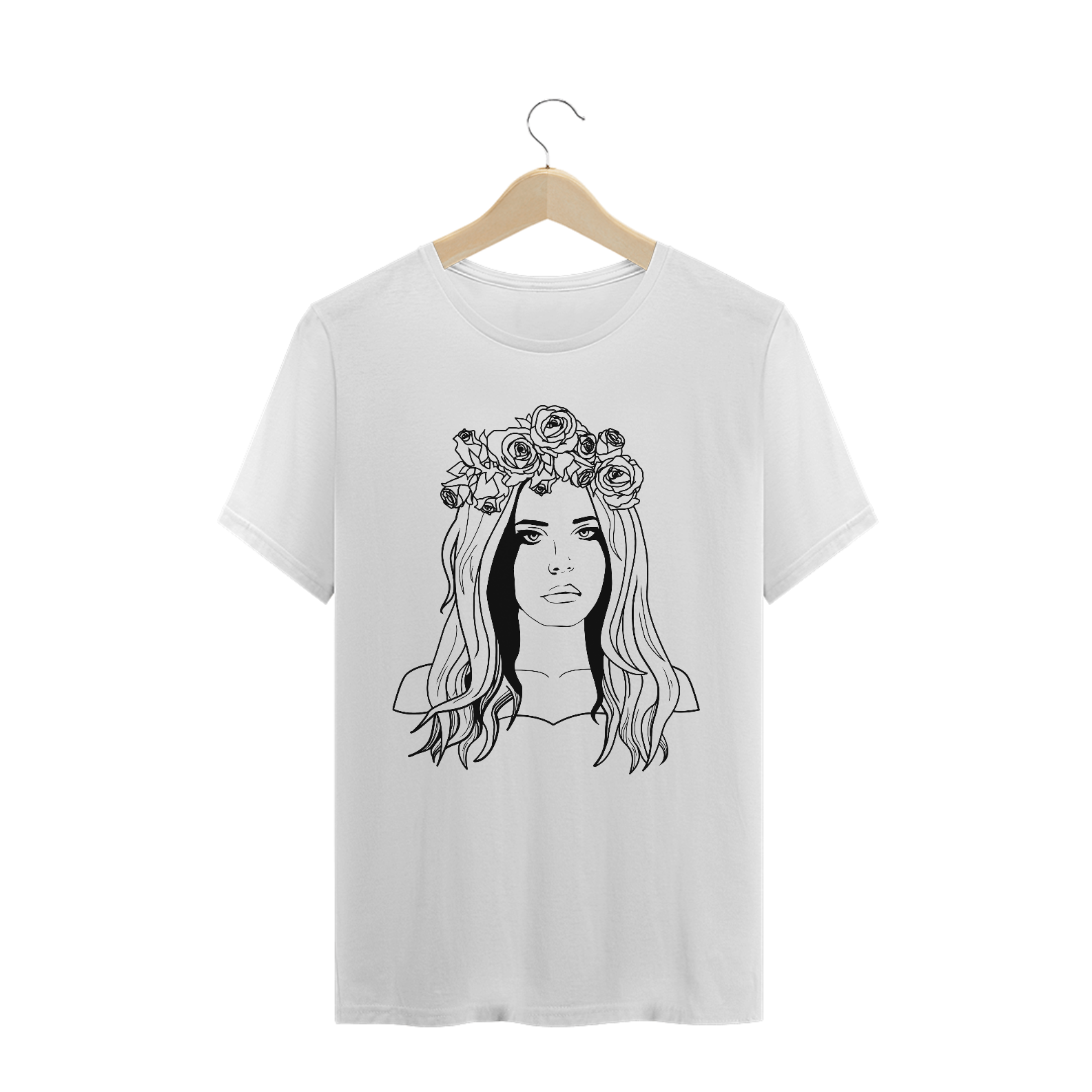 Nome do produto: CAMISETA LANA DEL REY SILHUETA