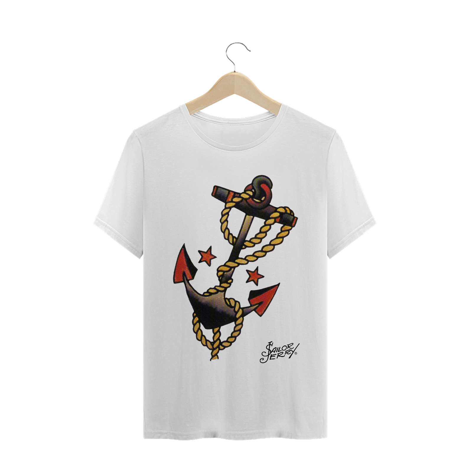 Nome do produto: CAMISETA OLD SCHOOL ÂNCORA