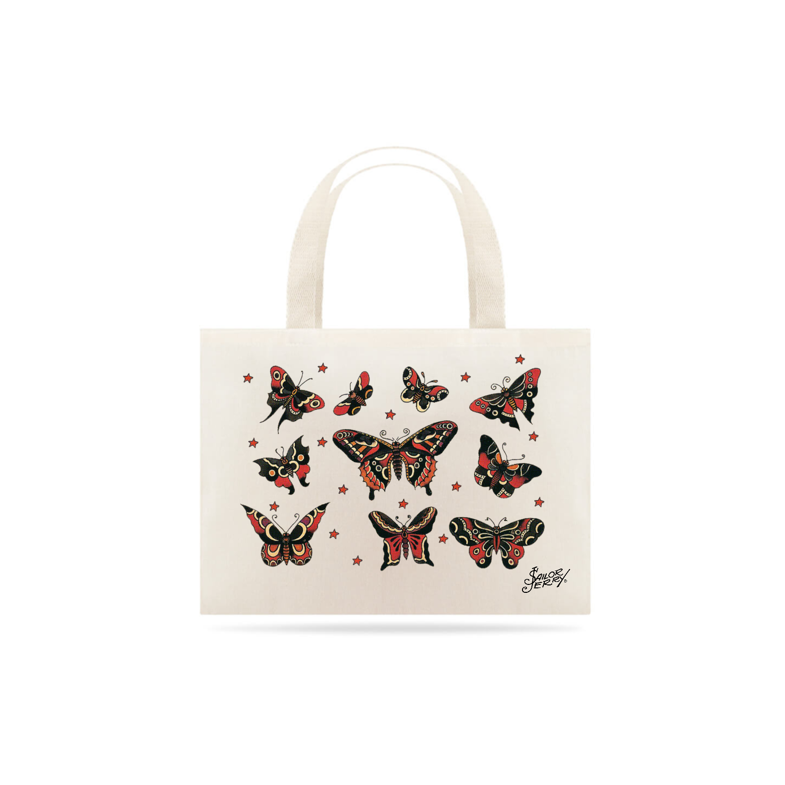 Nome do produto: ECOBAG OLD SCHOOL BUTTERFLY 