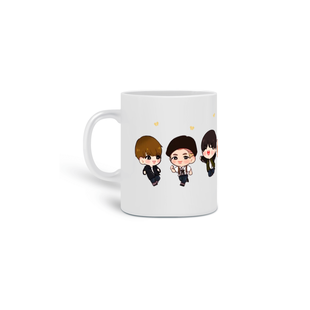 Nome do produto: CANECA BTS MINI INTEGRANTES