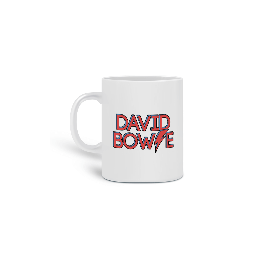 Nome do produto: CANECA DAVID BOWIE SILHUETA