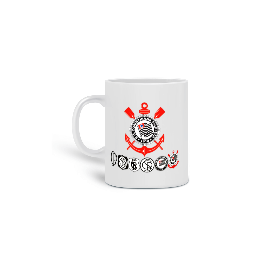 Nome do produto: CANECA CORINTHIANS ESCUDO
