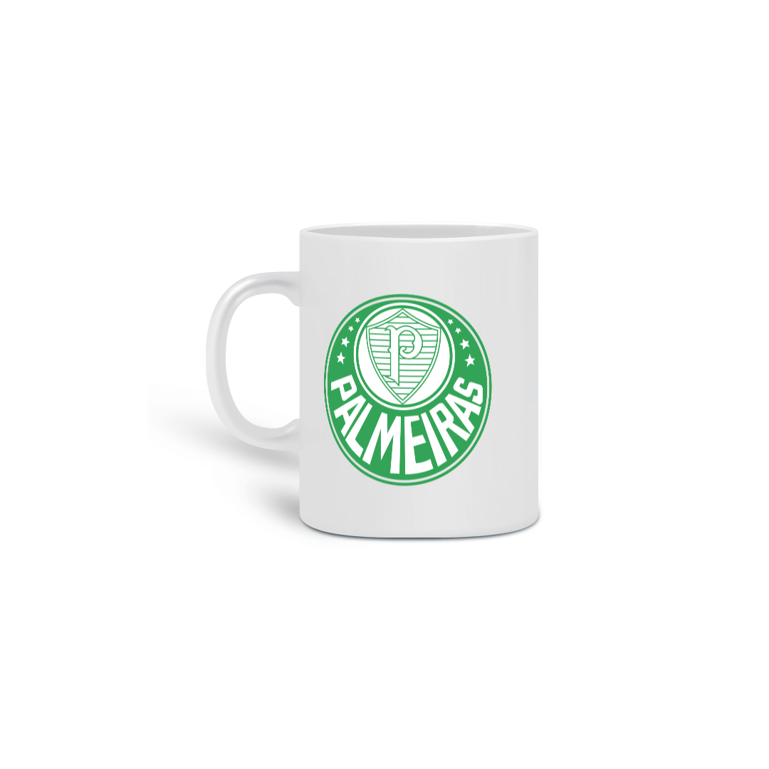 Nome do produto: CANECA PALMEIRAS BRASÃO E ESCUDO