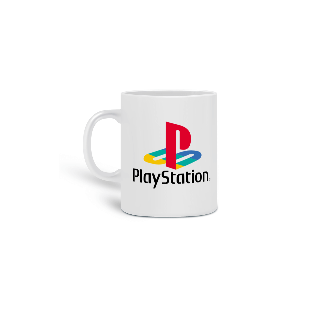 Nome do produto: CANECA PLAYSTATION LOGO CONTROLE