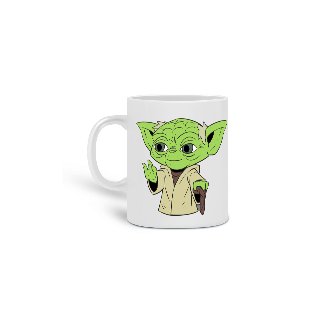 Nome do produto: CANECA YODA QUE A FORÇA ESTEJA COM VOCÊ