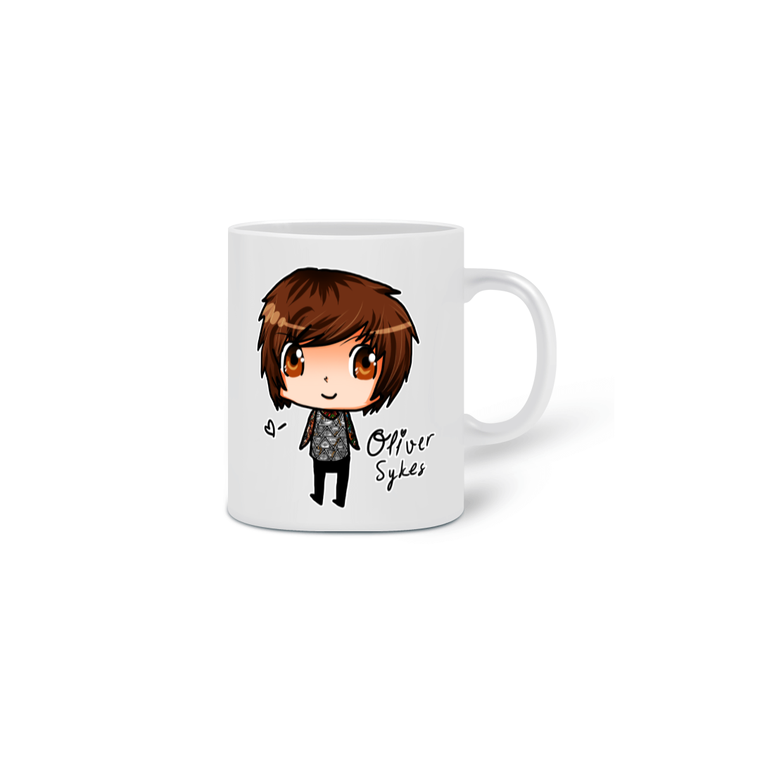 Nome do produto: CANECA BMTH OLIVER CARTOON