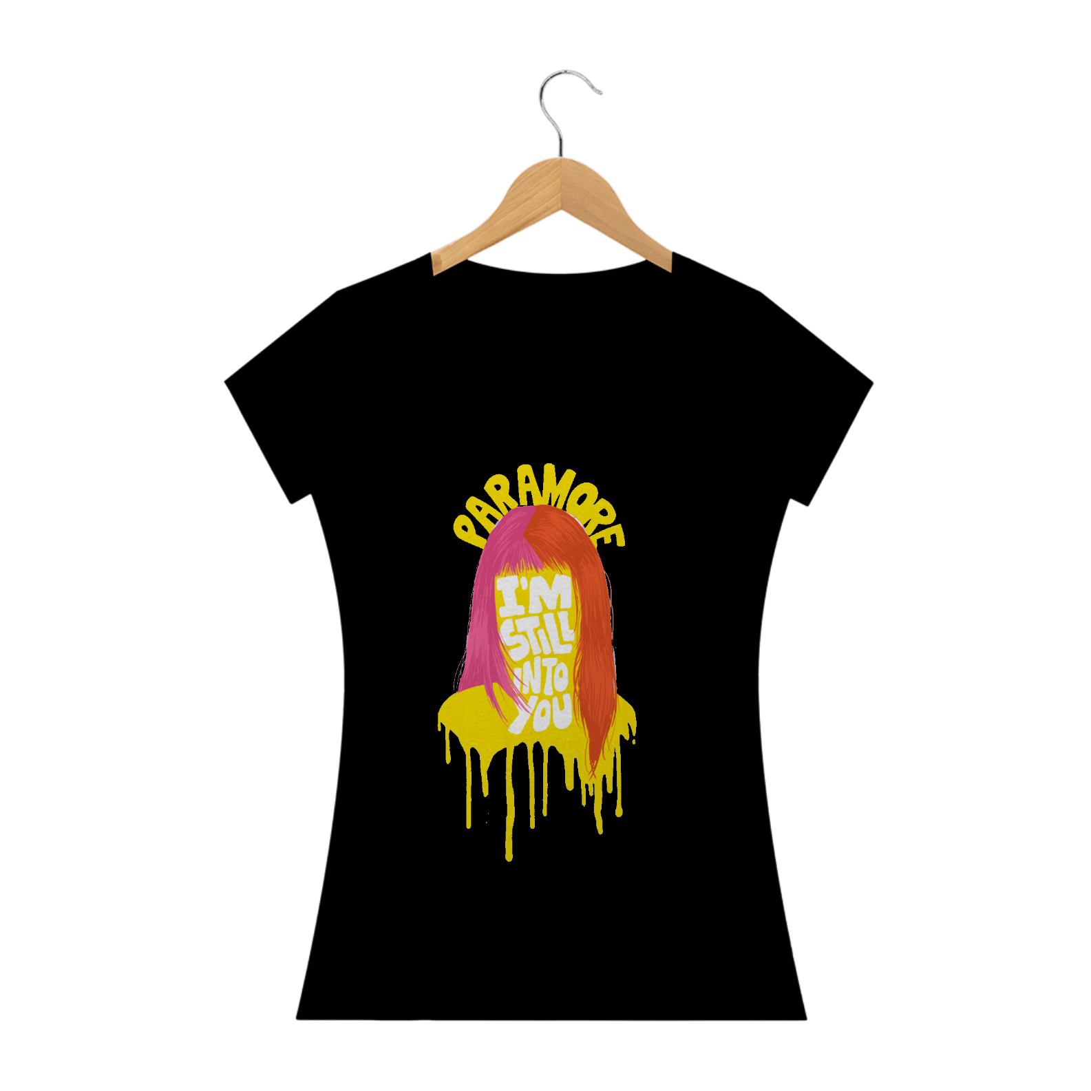 Nome do produto: CAMISETA BABY LONG PARAMORE STILL INTO YOU