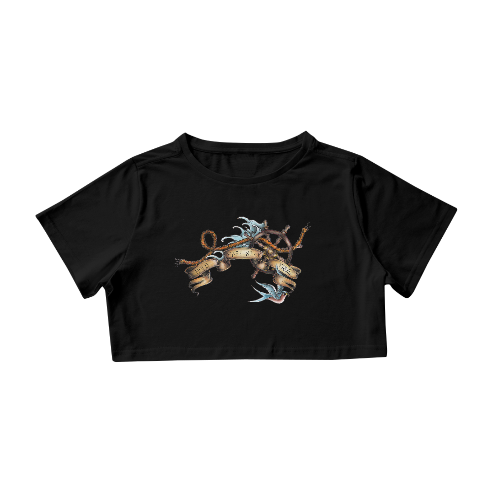 Nome do produto: CROPPED OLD SCHOOL BUTTERFLY