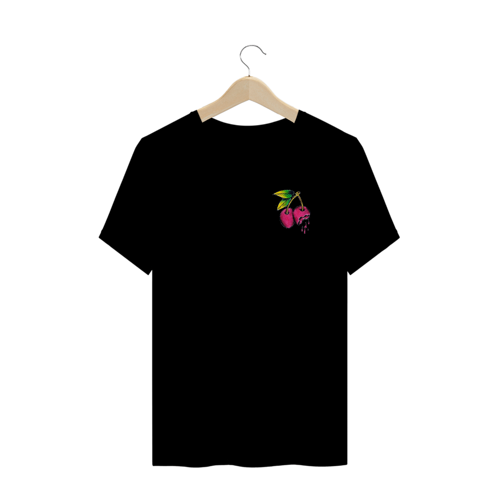 Nome do produto: CAMISETA OLD SCHOOL CEREJA