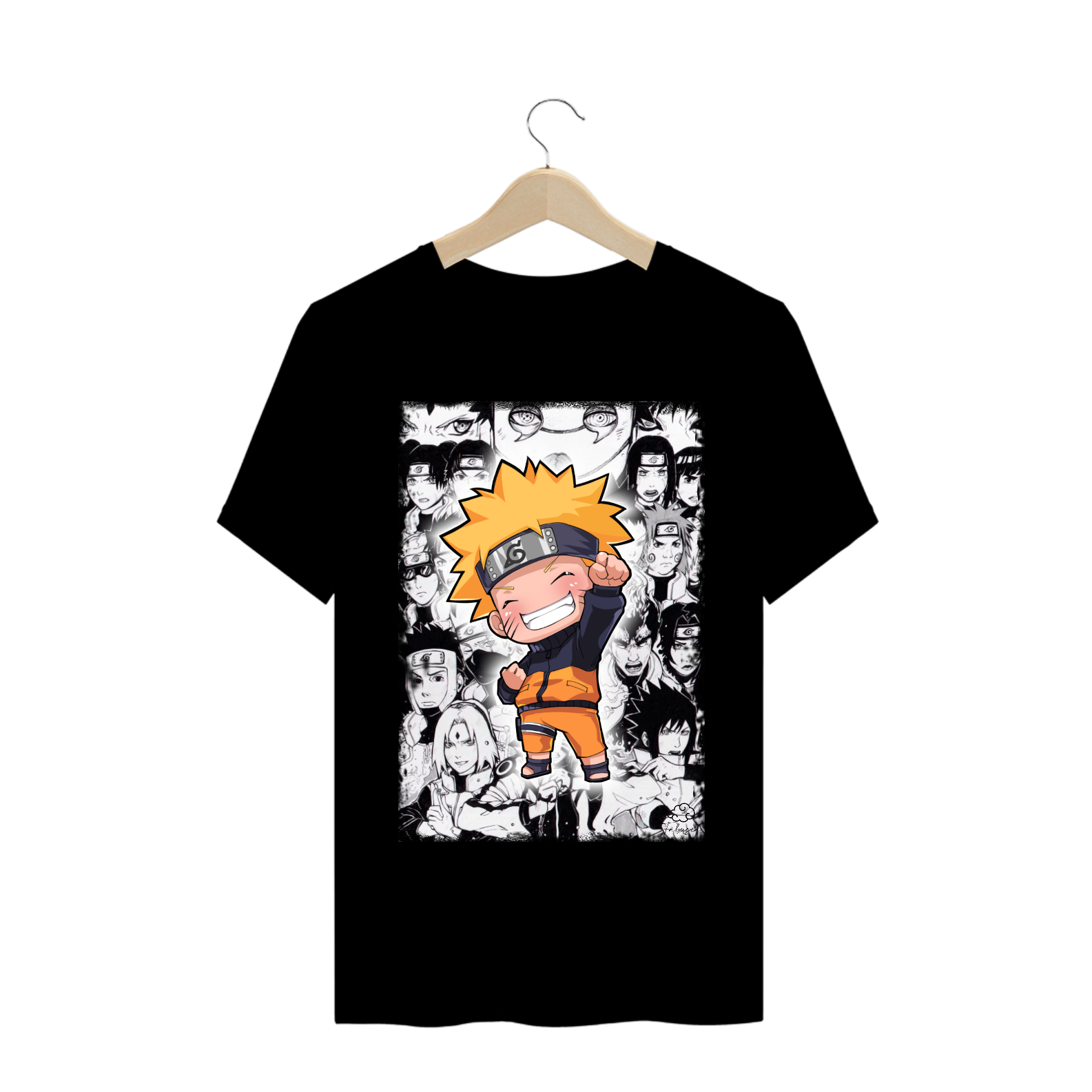 Nome do produto: CAMISETA NARUTO CHIBI
