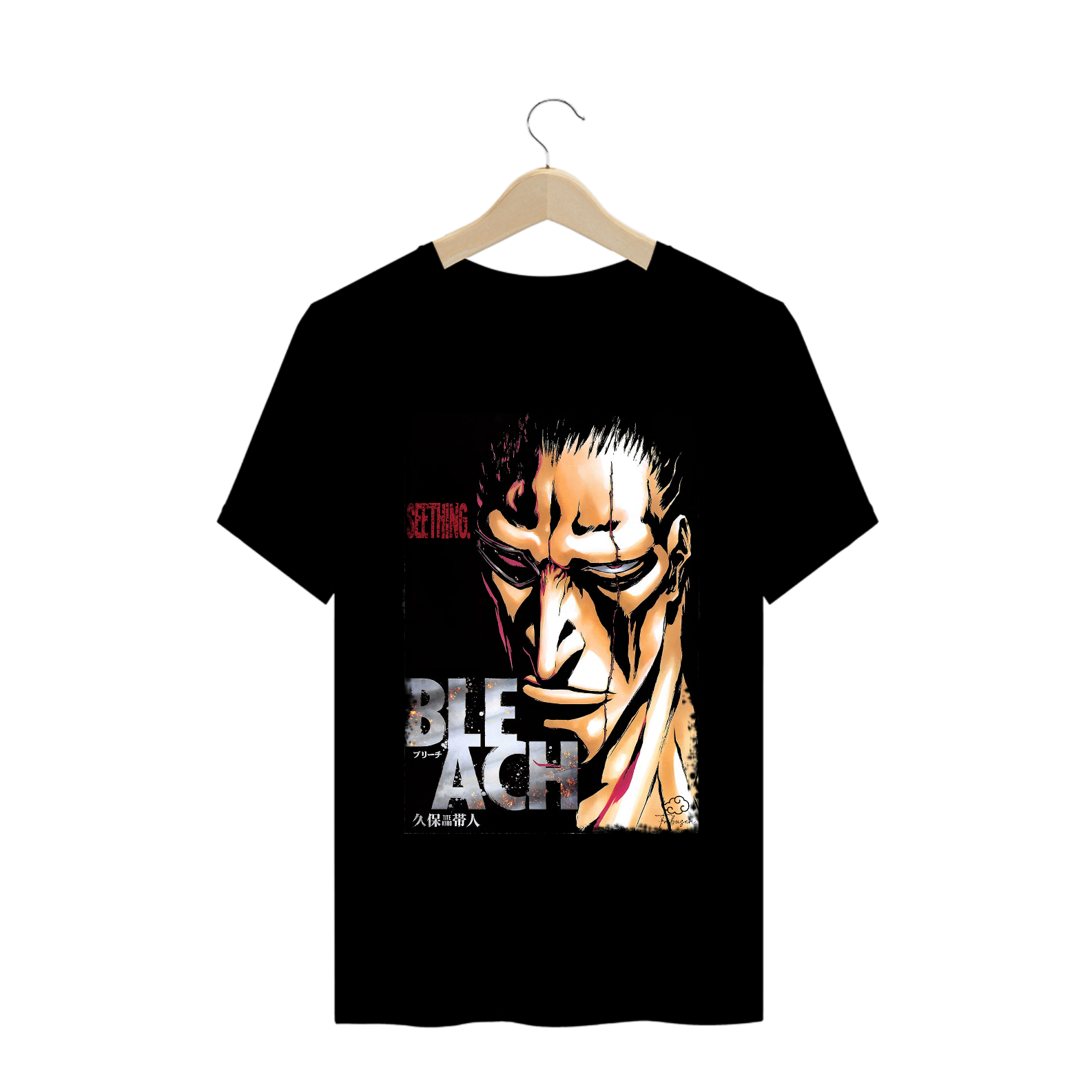 Nome do produto: CAMISITA BLEACH (Zaraki kenpachi)