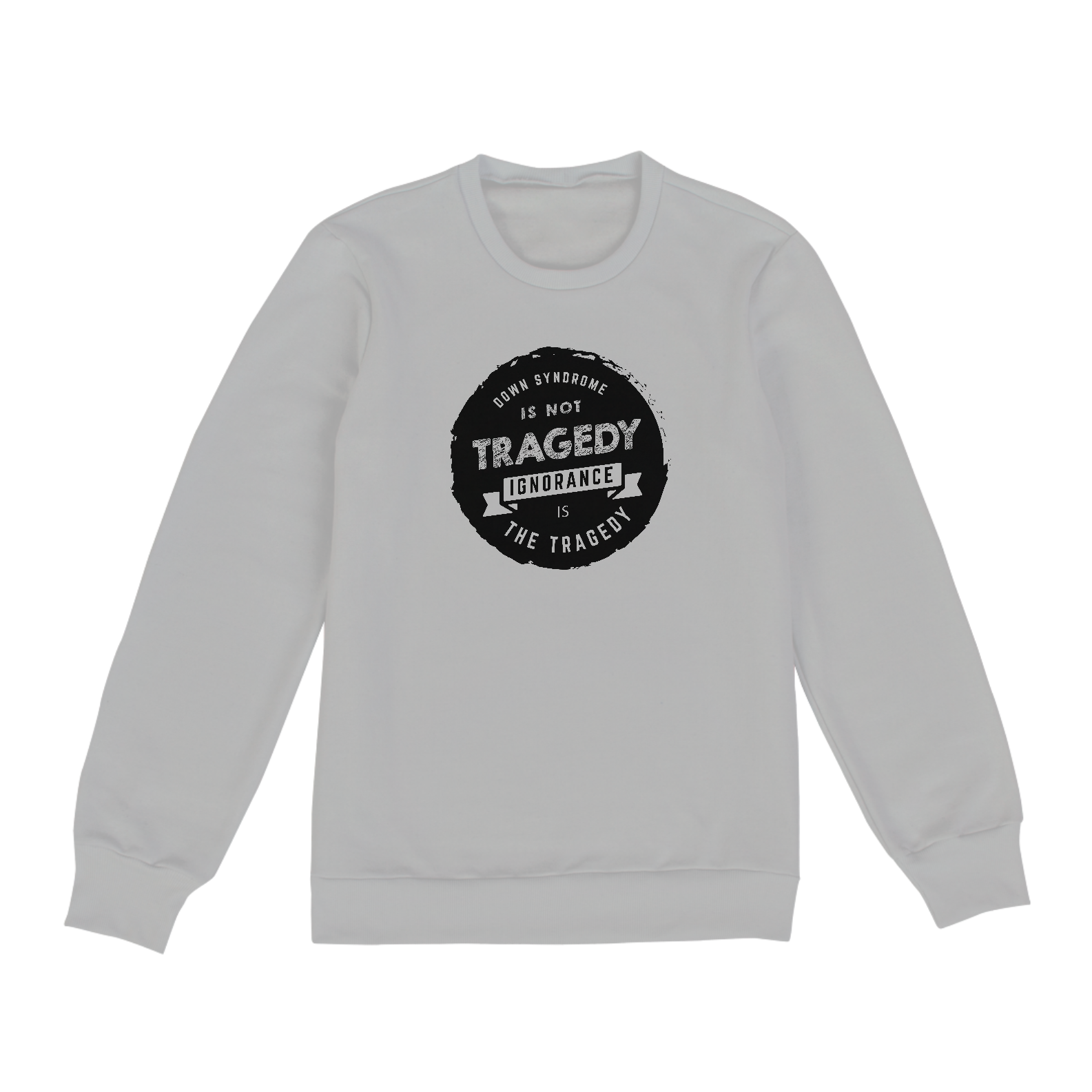 Nome do produto: DOWN SYNDROME IS NOT TRAGEDY [MOLETOM UNISSEX]