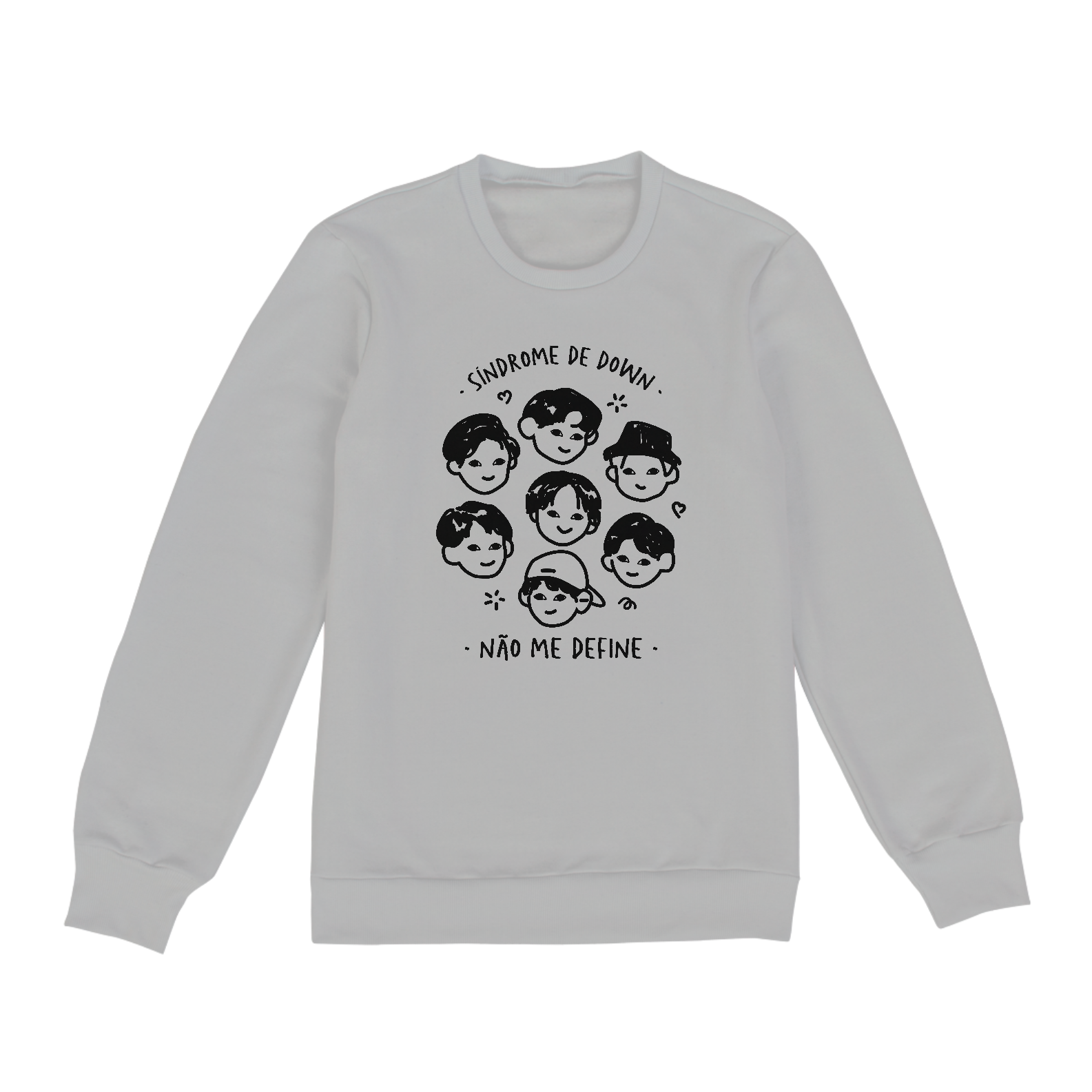 Nome do produto: SÍNDROME DE DOWN NÃO ME DEFINE [2] [MOLETOM UNISSEX]
