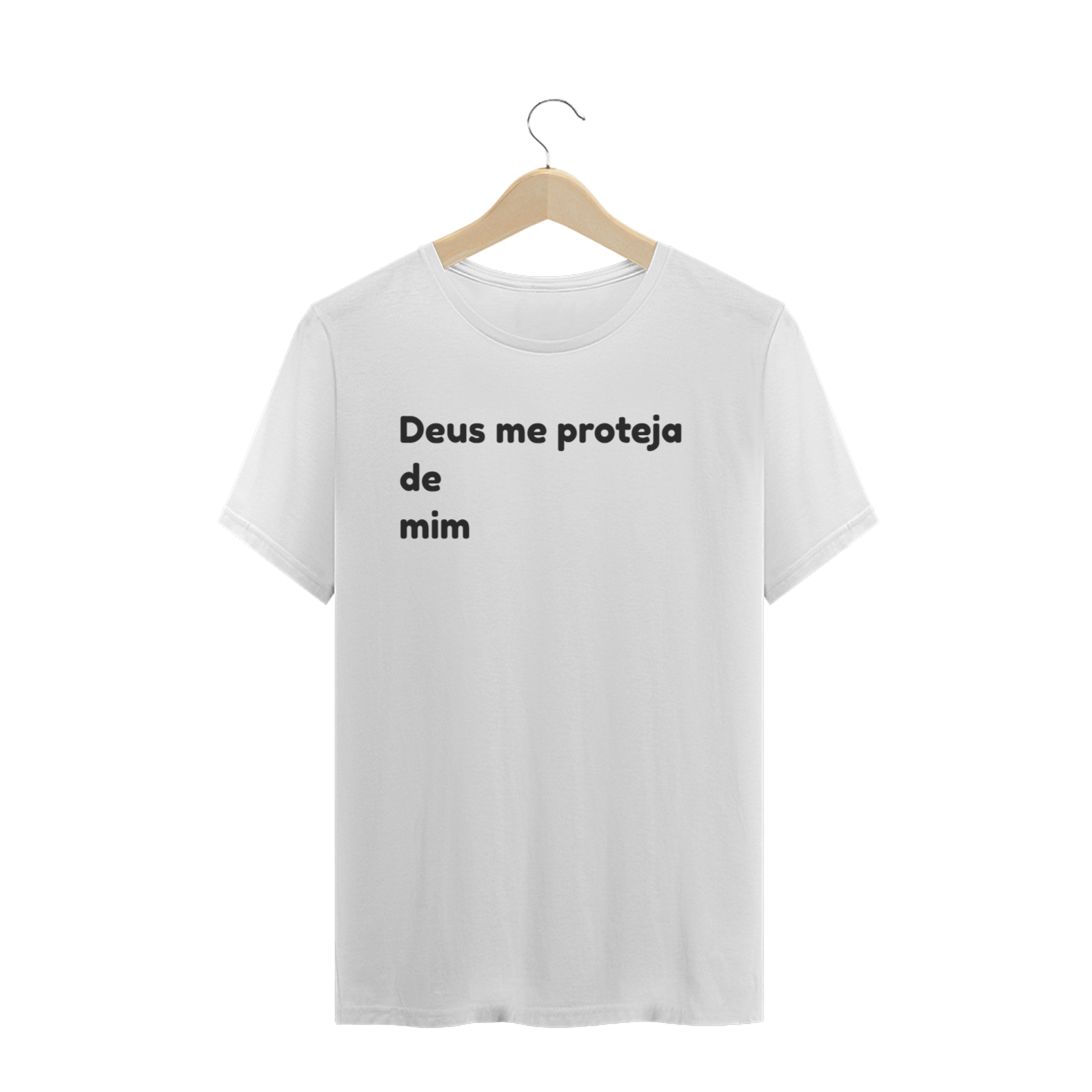 Nome do produto: Camiseta Deus me proteja de mim
