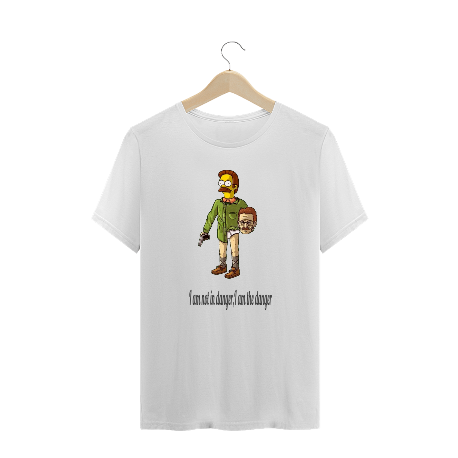 Nome do produto: Camiseta T-Shirt Ned Flanders, Breaking Bad