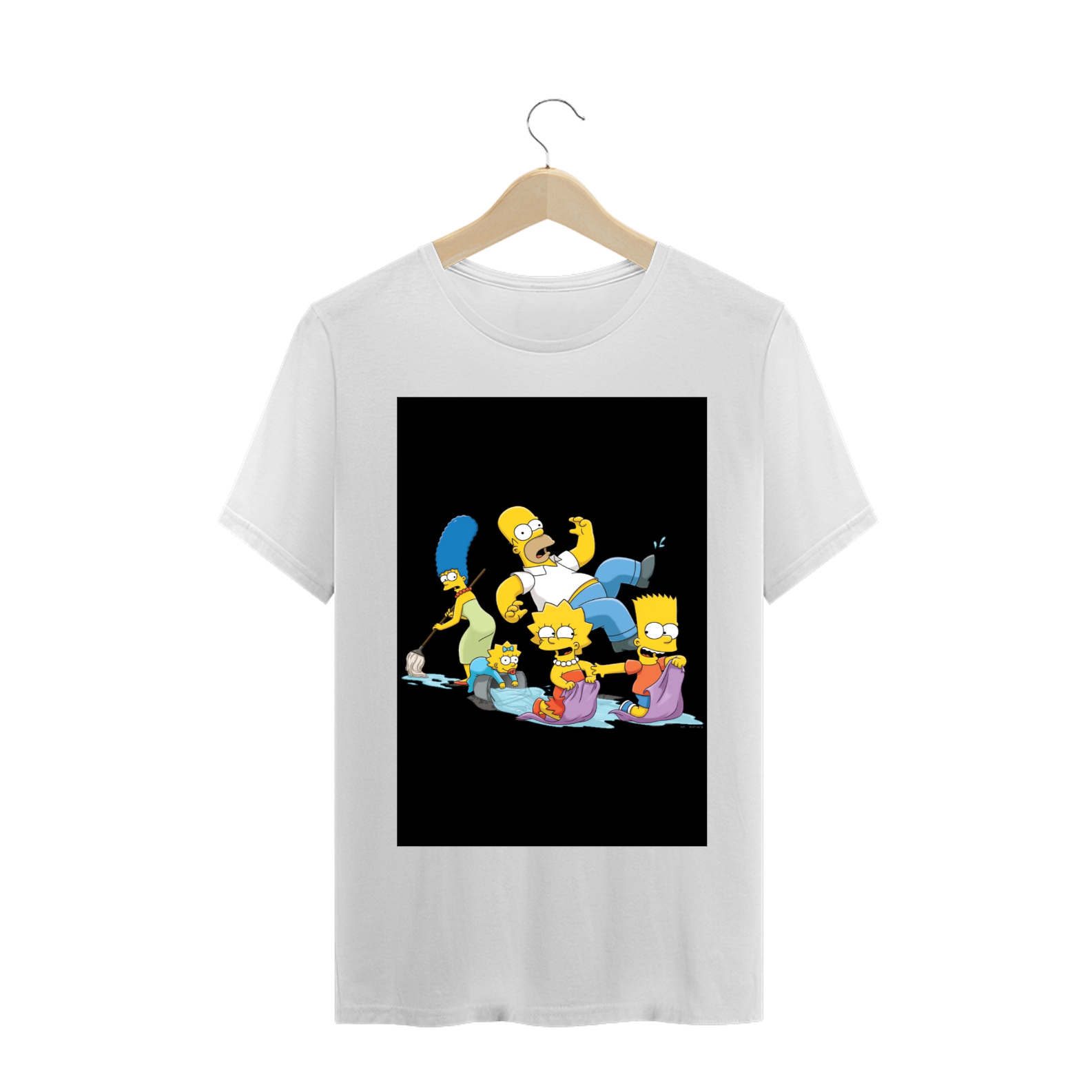 Nome do produto: Camisas masculinas do Simpsons 