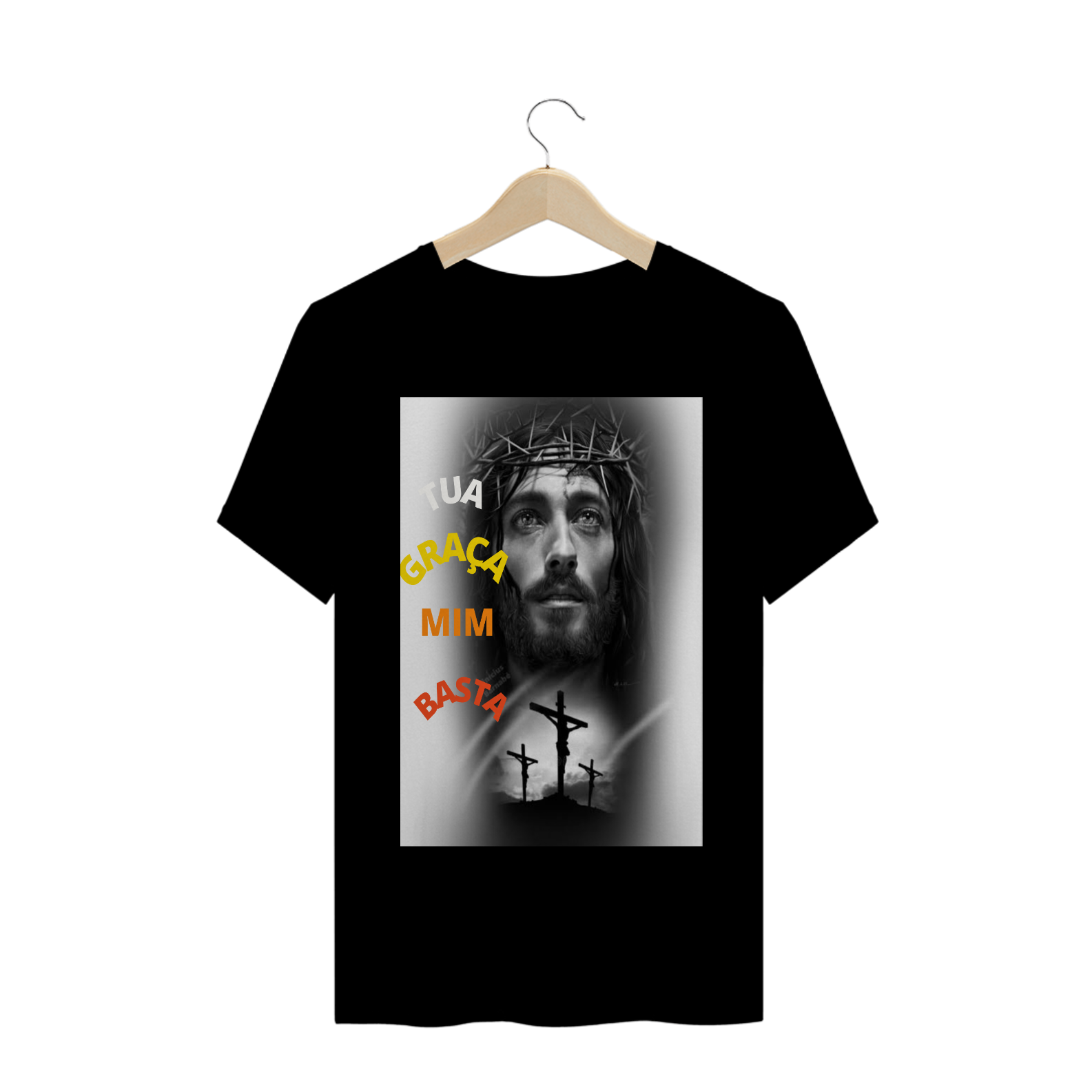 Nome do produto: Camisa masculina gospel