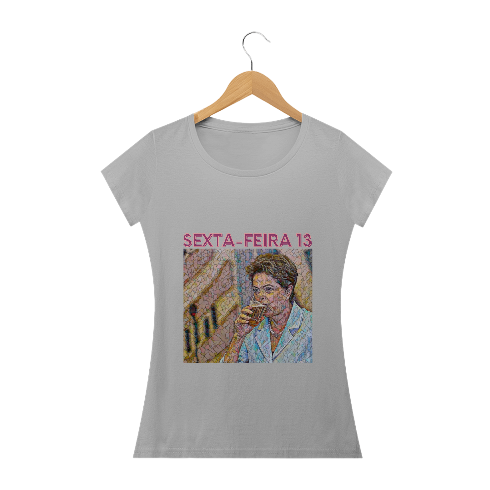 Nome do produto: Camiseta Fem. Sexta 13