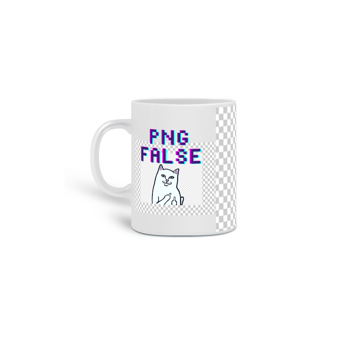 Nome do produto: Caneca PNG False