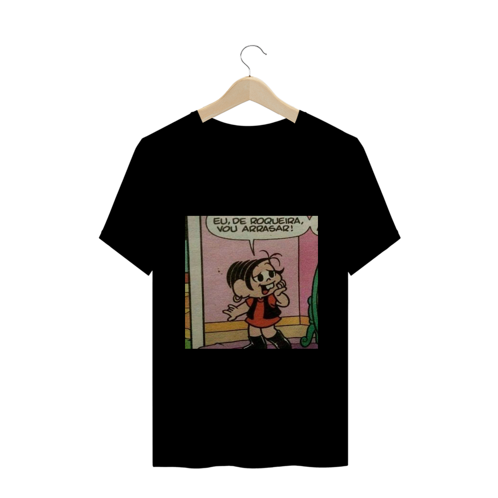 Nome do produto: Camiseta Masculina Mônica