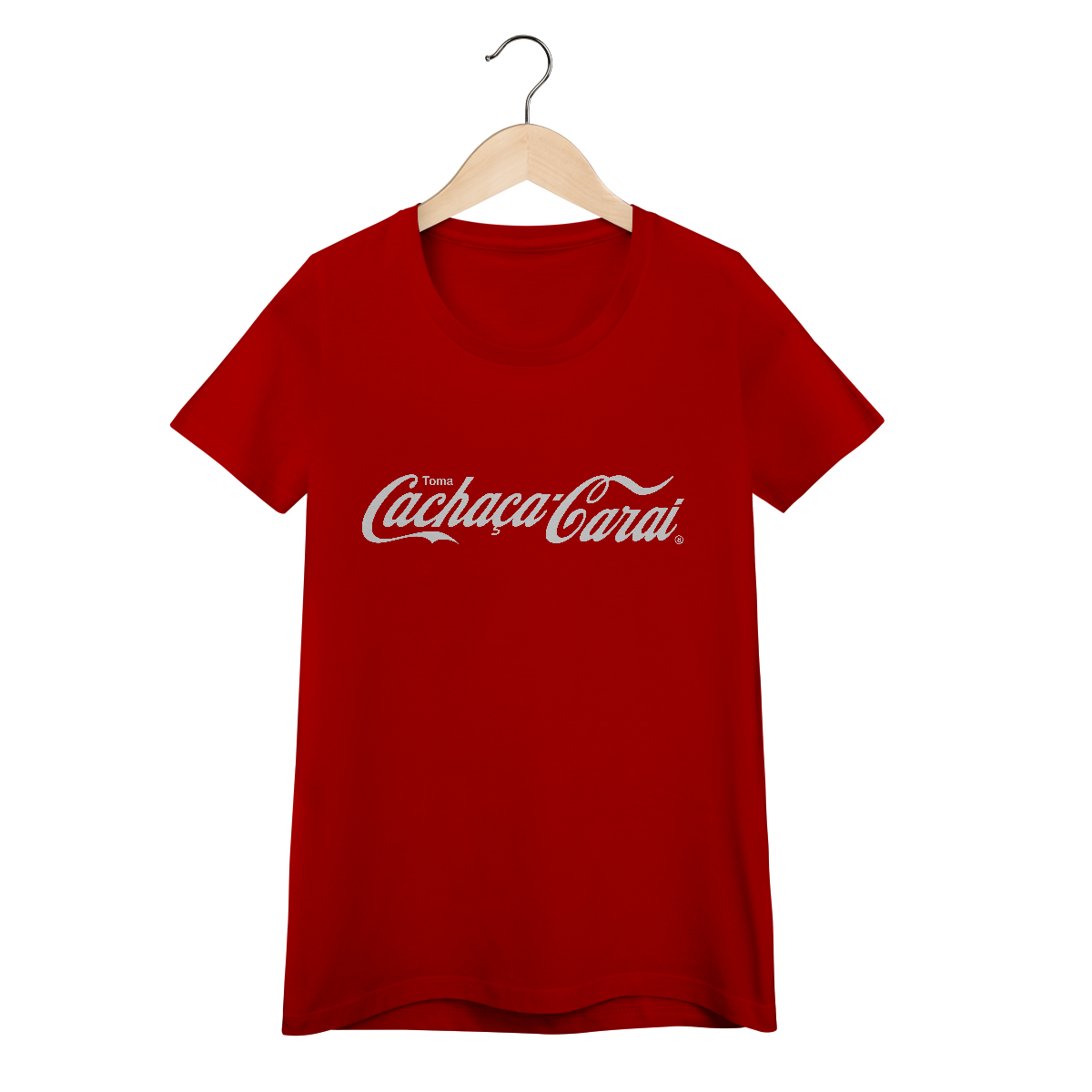 T-shit Feminina Cachaça Carai