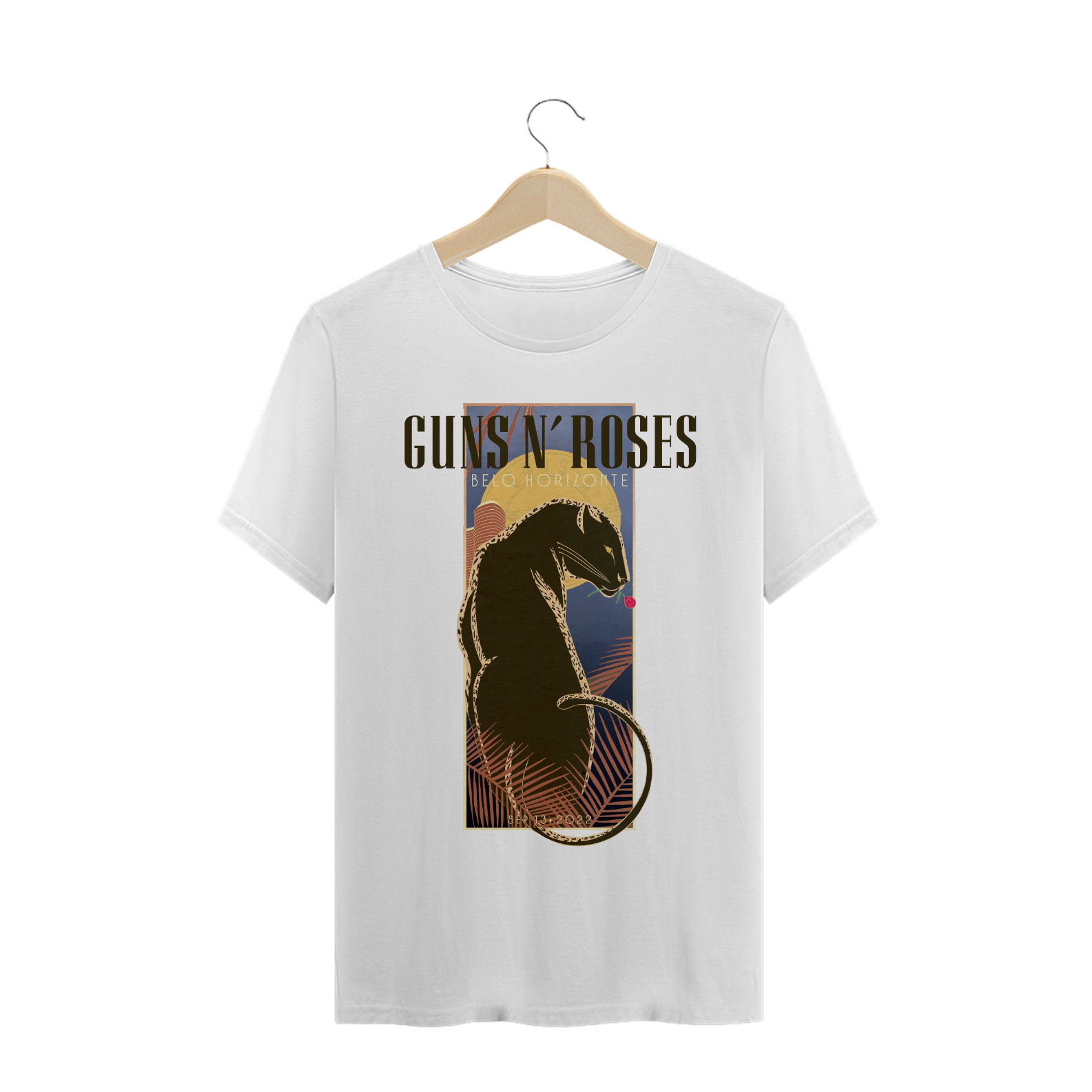 Nome do produto: Camisa Guns N\' Roses - Belo Horizonte 2022