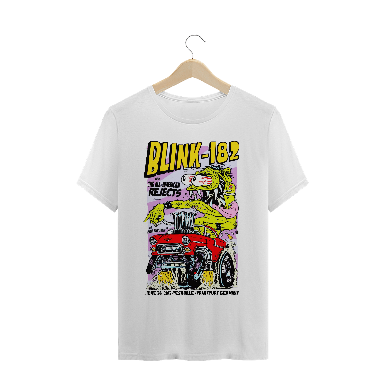 Nome do produto: Camisa Blink-182 - Frankfurt 2012