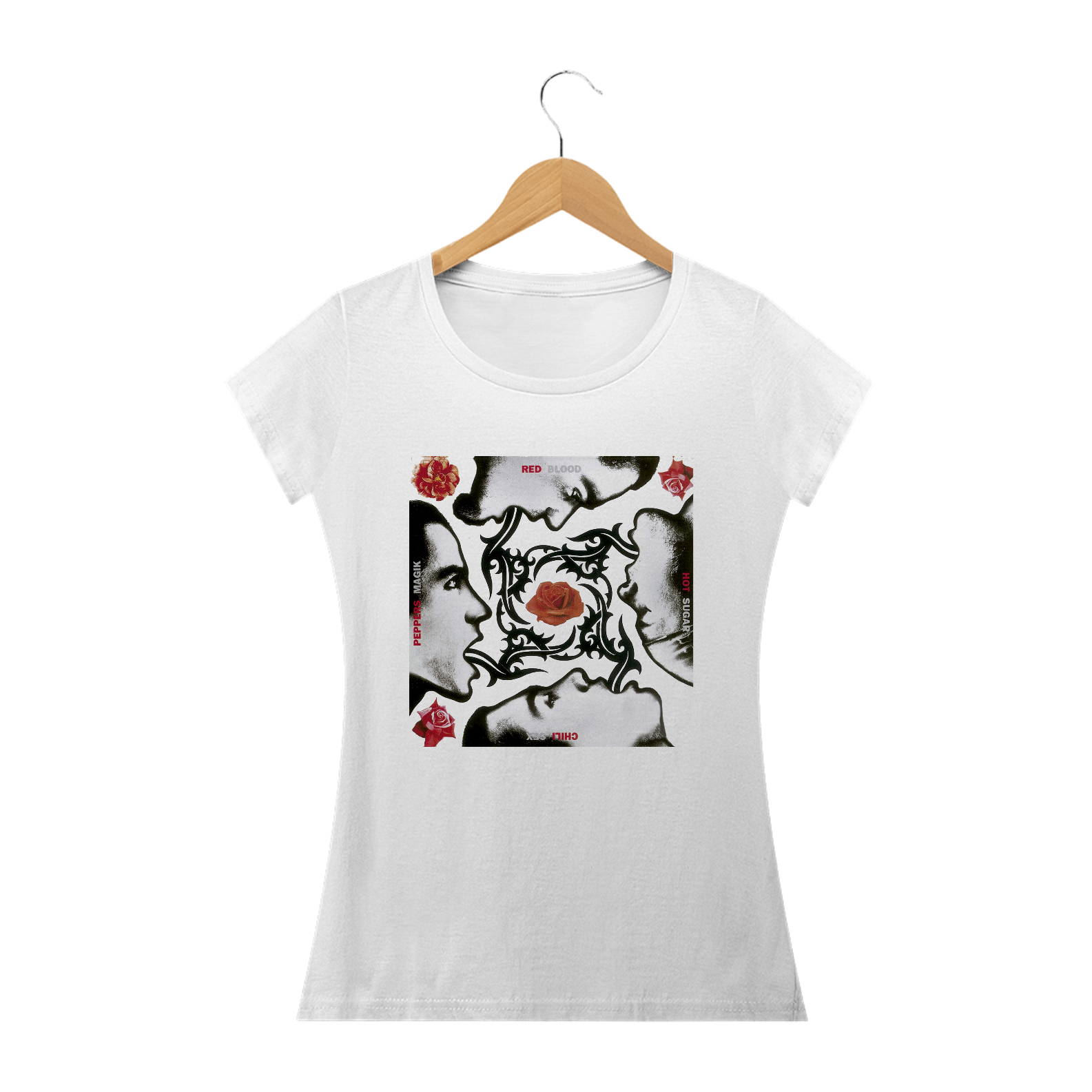 Nome do produto: Camisa RHCP - Blood Sugar Sex Magic - Baby Long