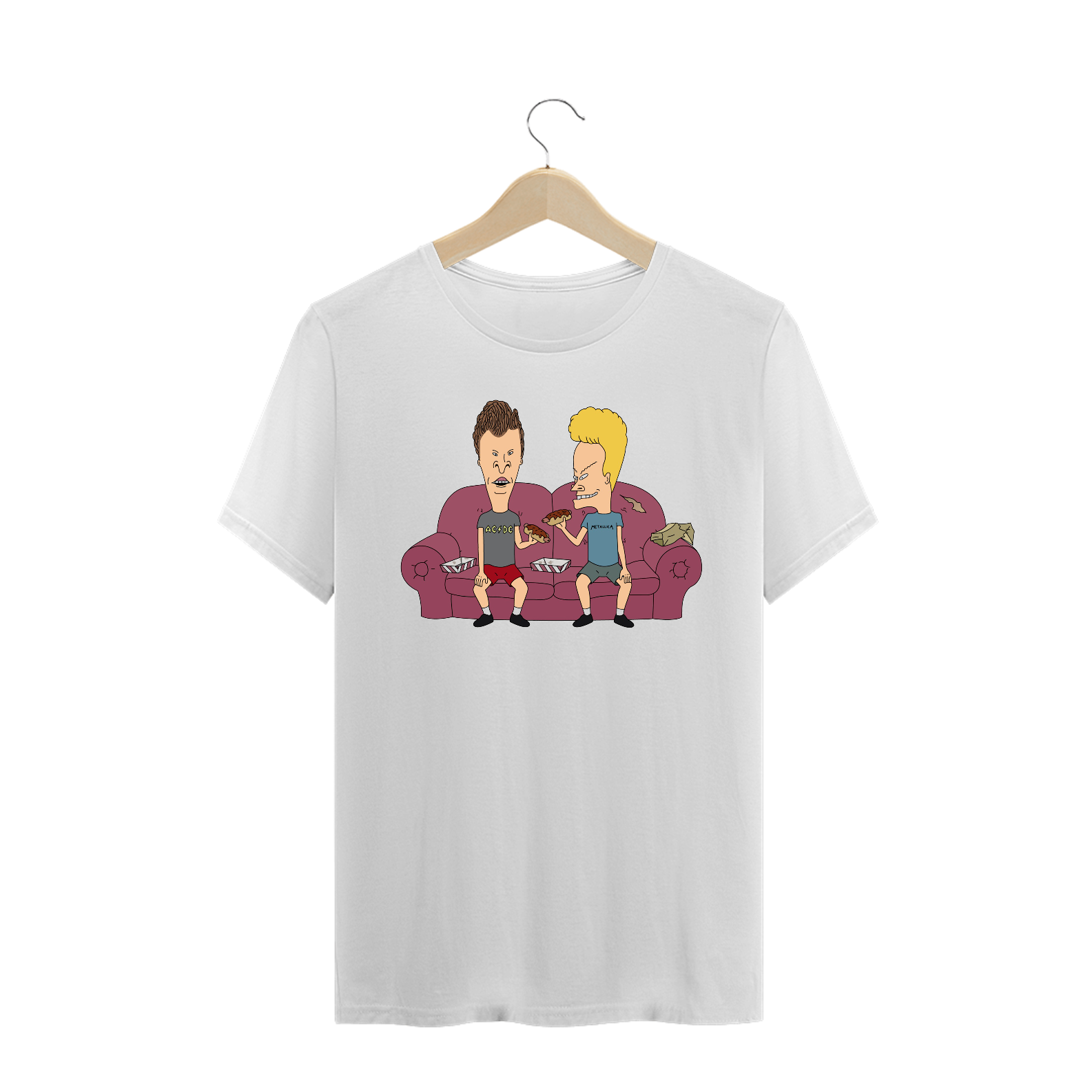 Nome do produto: Camisa Beavis and Butt-Head - Sofá