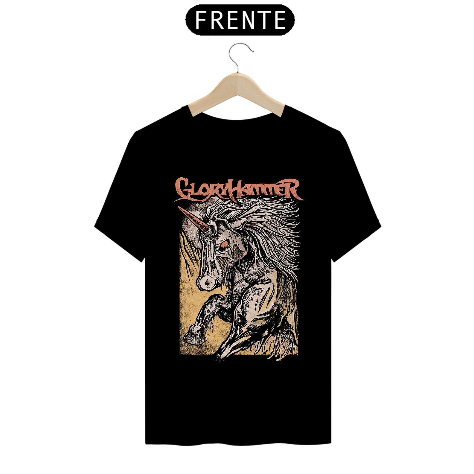Nome do produto: Camisa Gloryhammer - Unicorn