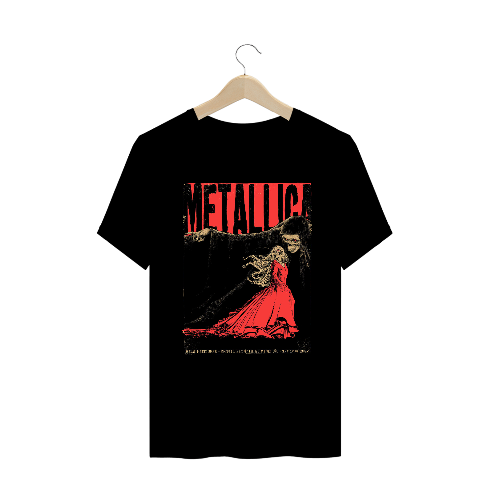 Nome do produto: Camisa - Metallica - Met In Belo Horizonte 2022