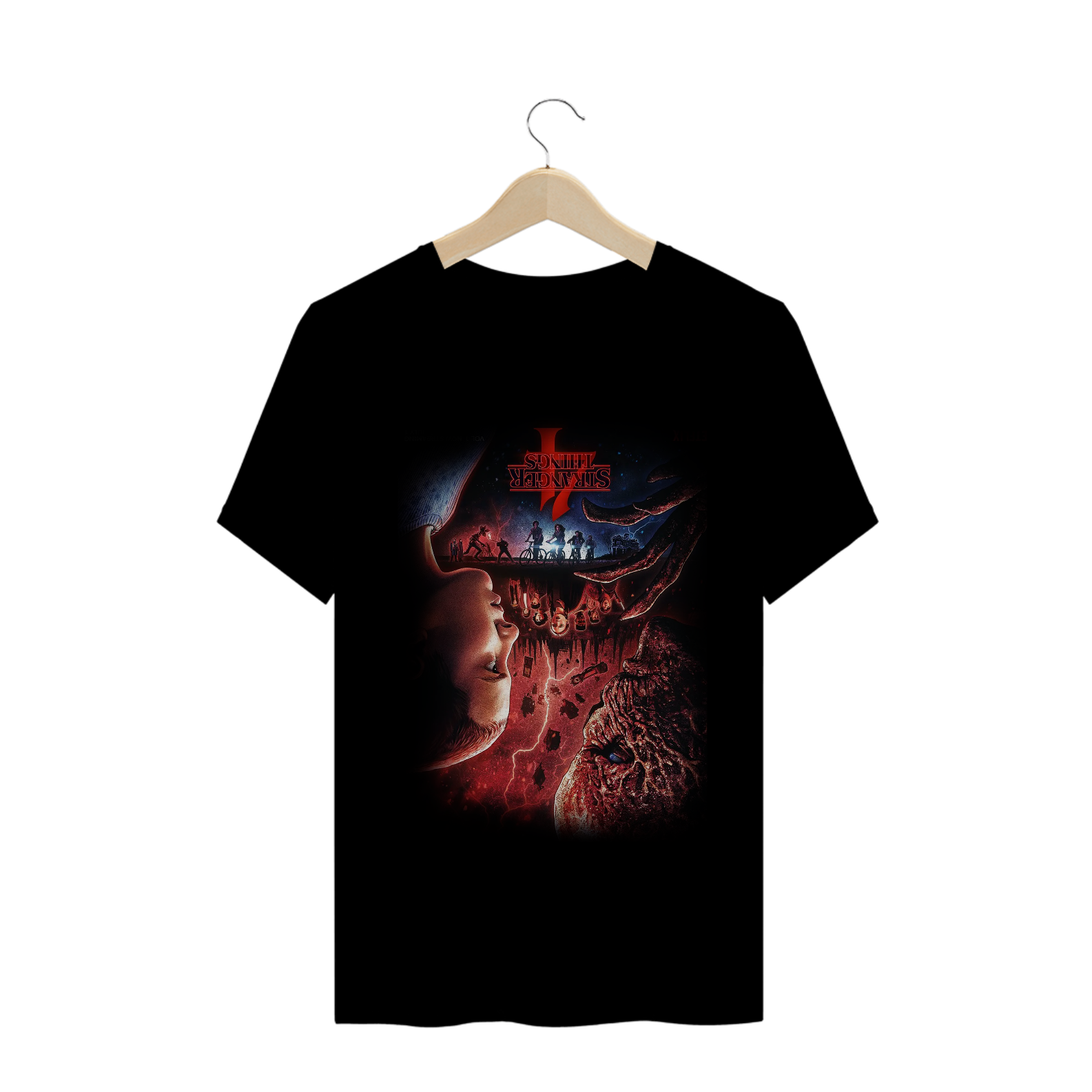 Nome do produto: Camisa Stranger Things - 4 temporada - Mundo Invertido