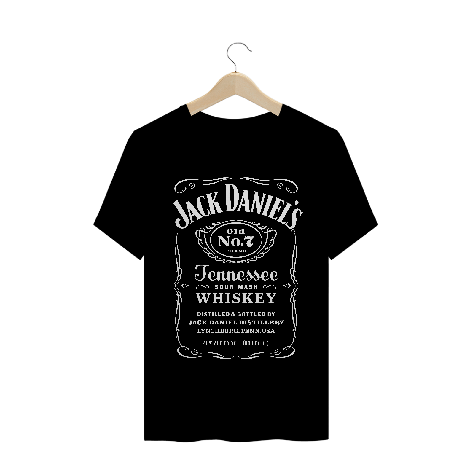 Nome do produto: Camisa Jack Daniel\'s - Rótulo Tradicional