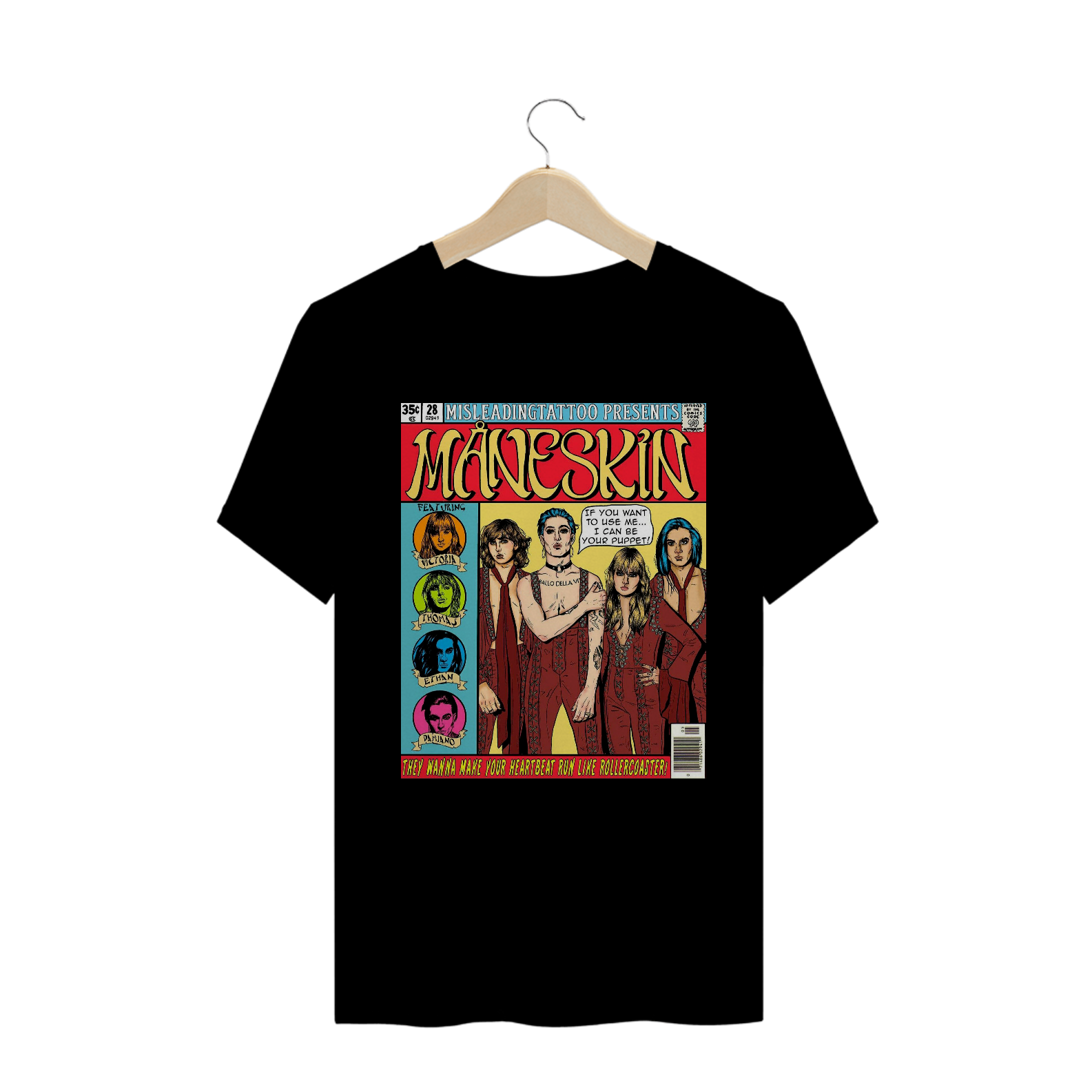 Nome do produto: Camisa Maneskin - HQ
