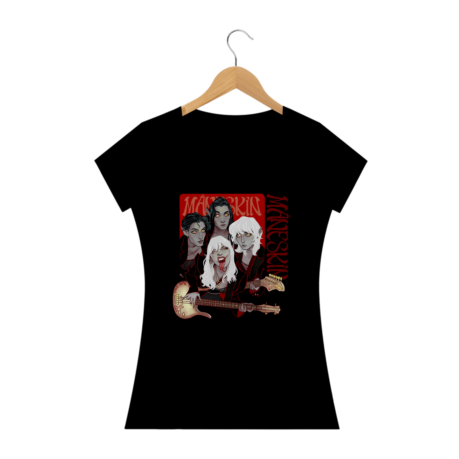 Nome do produto: Camisa Maneskin - Mangá Vampiro