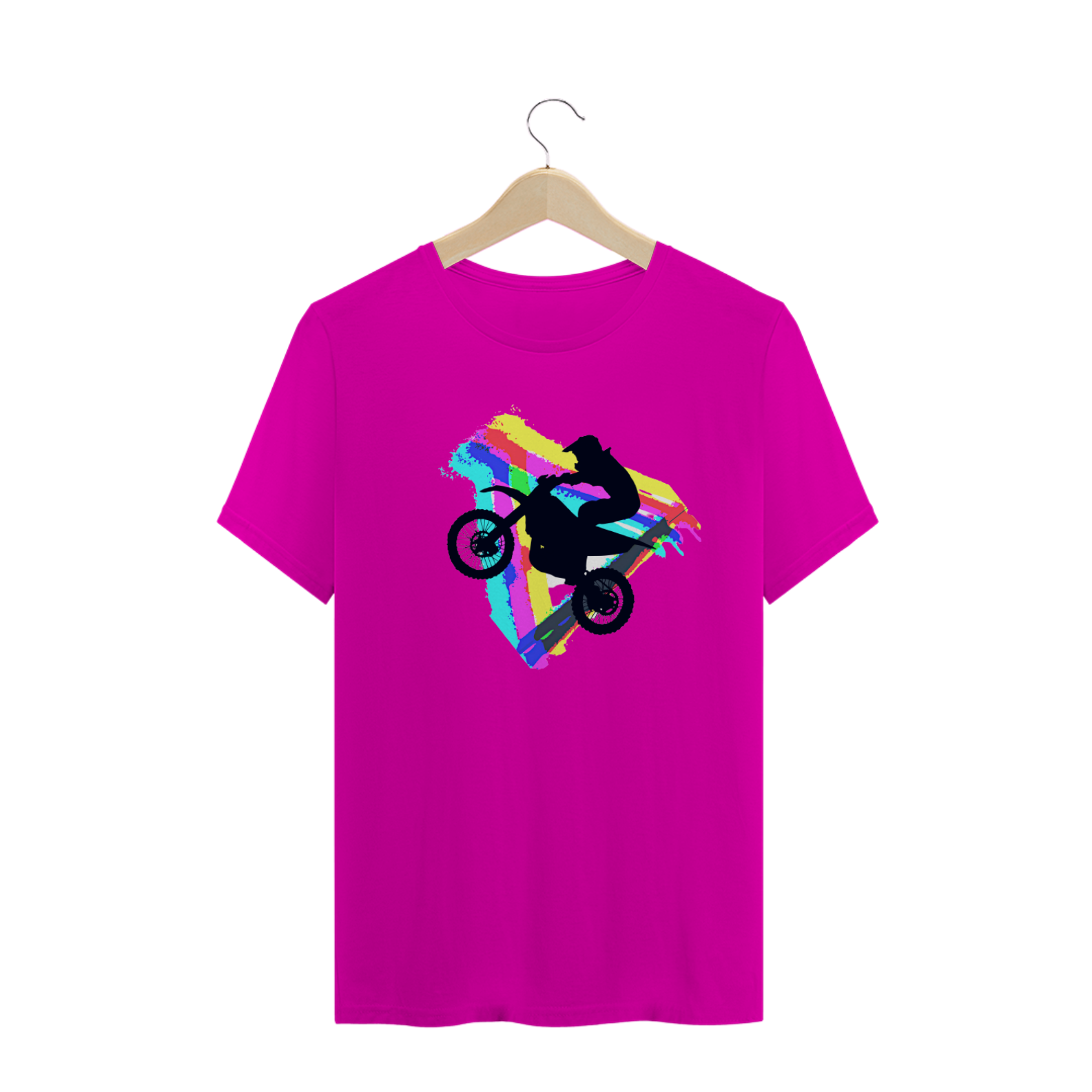 Nome do produto: CAMISETA MOTOCROSS - ROSA 