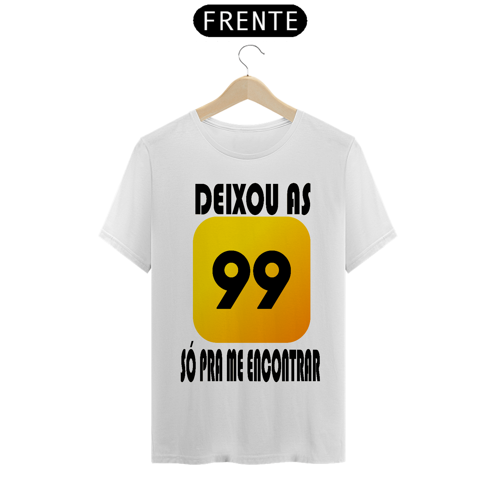 Nome do produto: CAMISA BRANCA DEIXOU AS 99