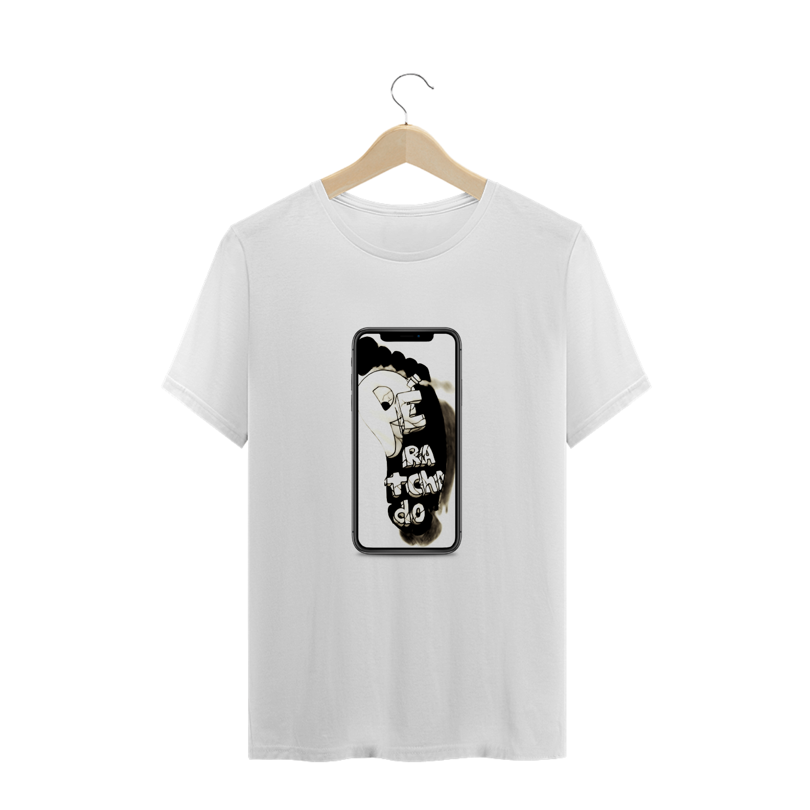 Nome do produto: Camiseta pé ratchado branca